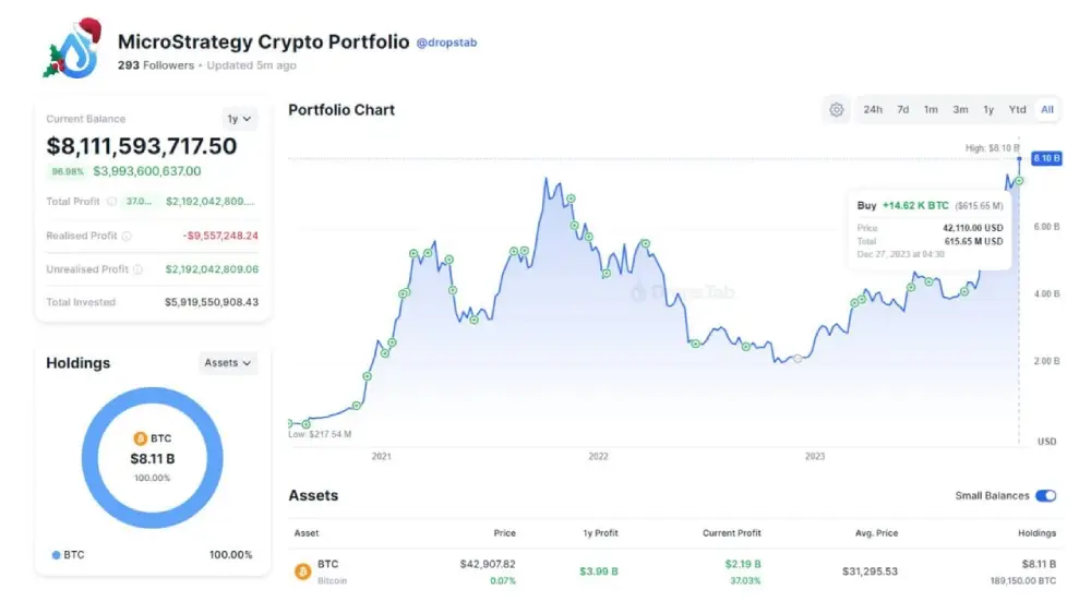 MicroStrategy's portfolio