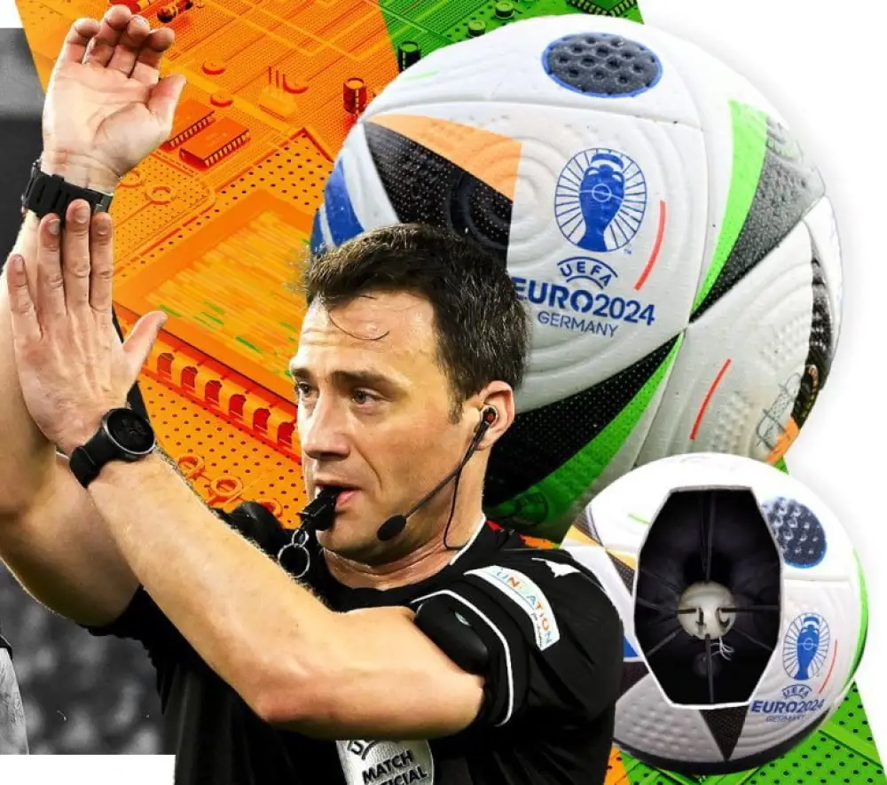 At the 2024 European Championships, balls will be used that will help referees