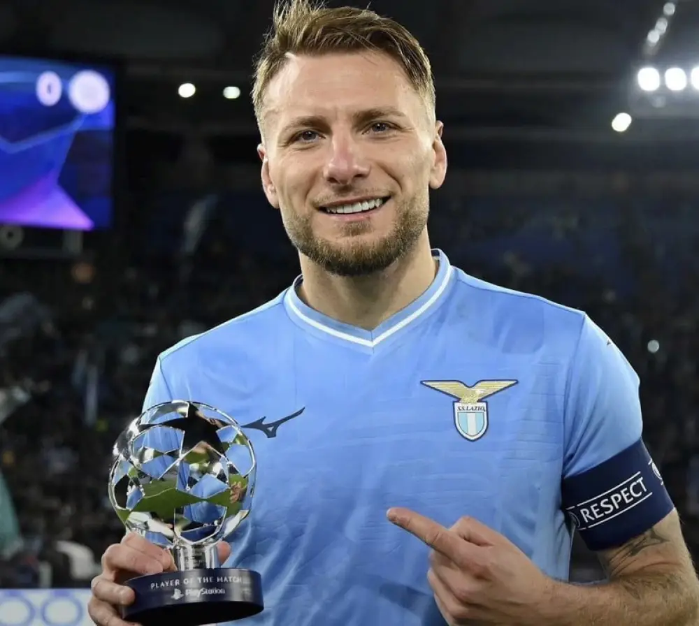 Ciro Immobile chosen as the best player of the week in the Champions League