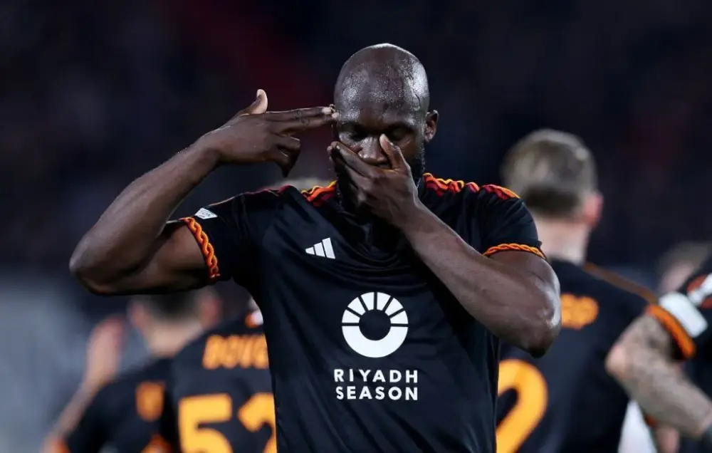 Romelu Lukaku celebrated his goal against Feyenoord by pointing a gun