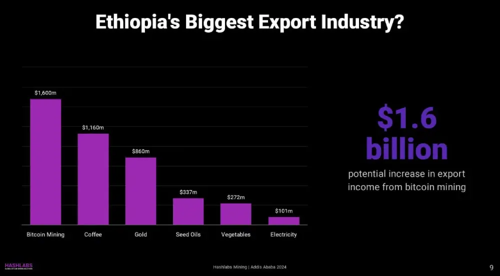 Bitcoin mining could become Ethiopia's biggest export industry