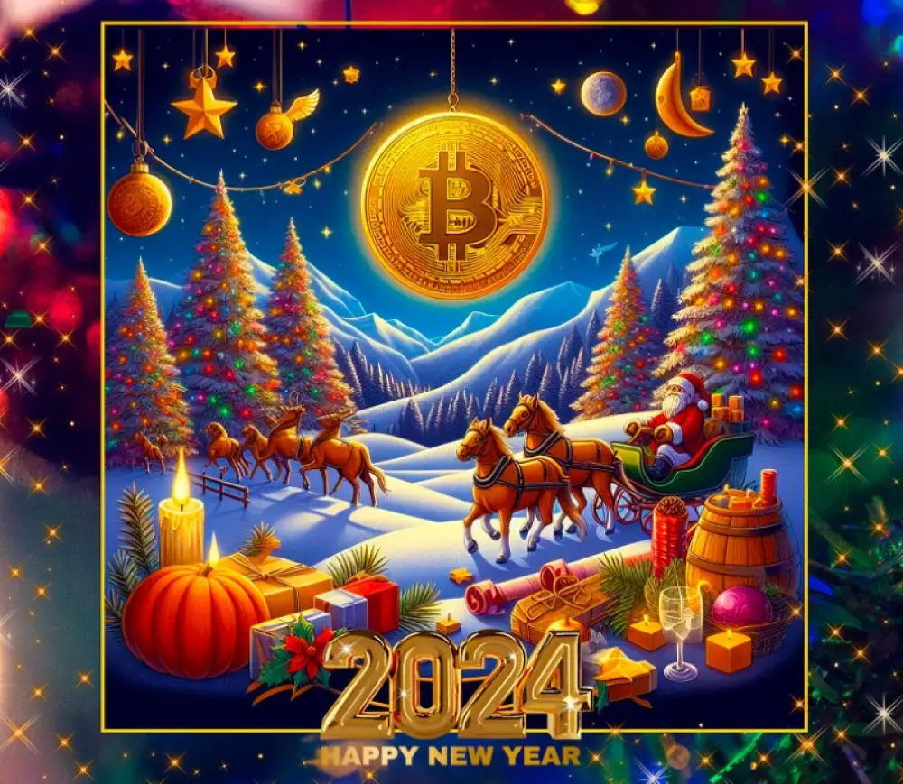 Happy New Year 2024 to all #BTC lovers