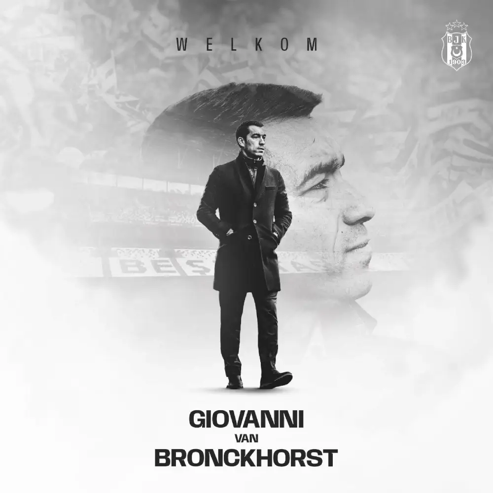 It's official: Giovanni van Bronckhorst is the new head coach of Besiktas.