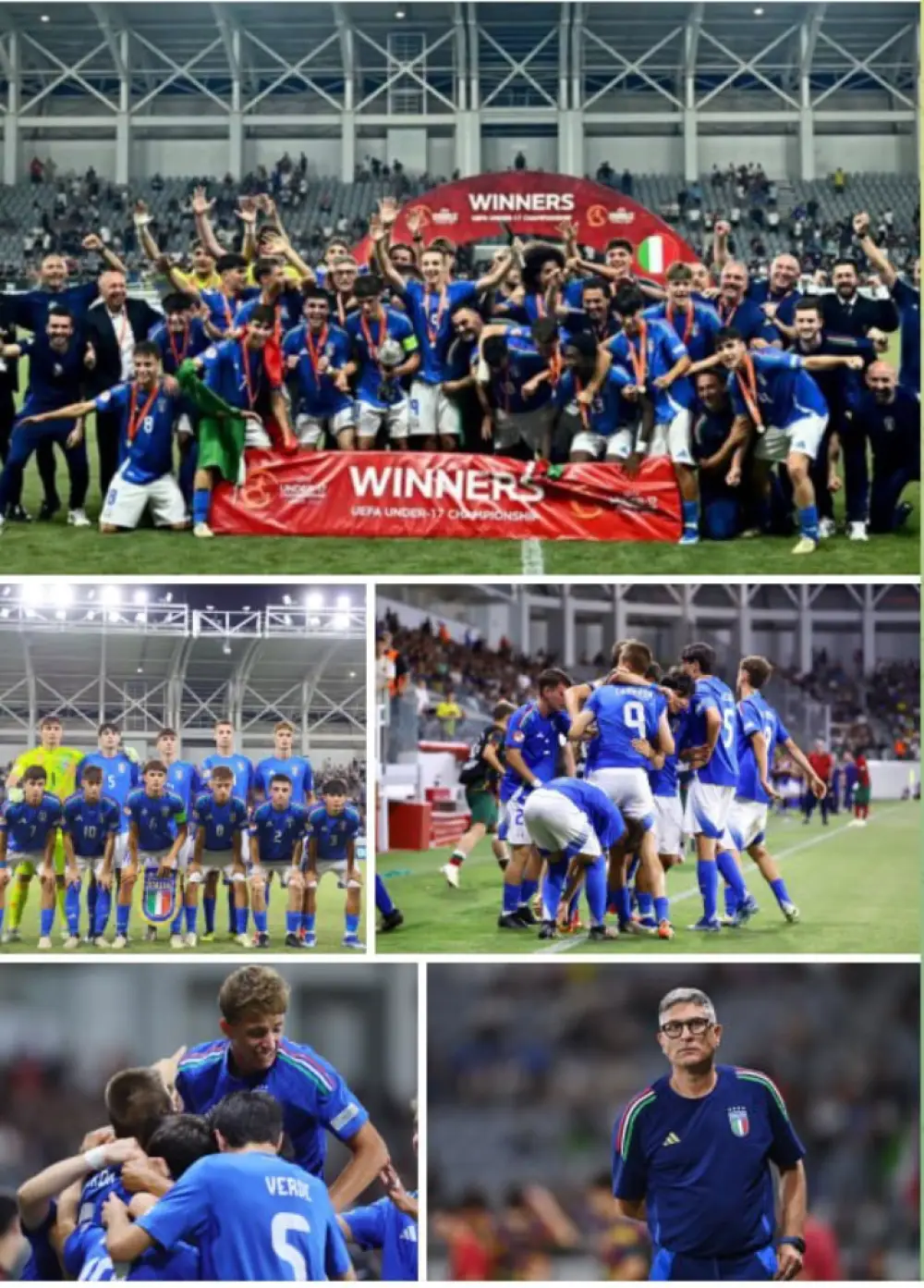 The Italian national team is the European U17 champion!