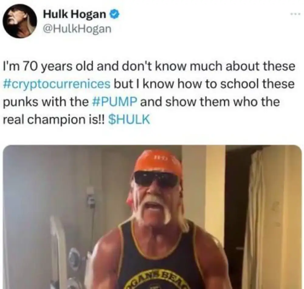 Hulk Hogan may have been insider trading his meme coin