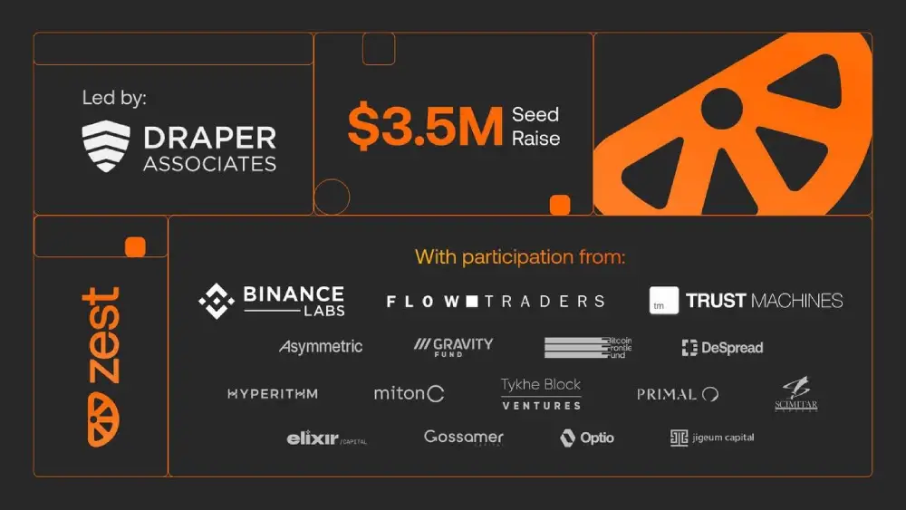 Stacks-based Zest protocol raises $3.5 million