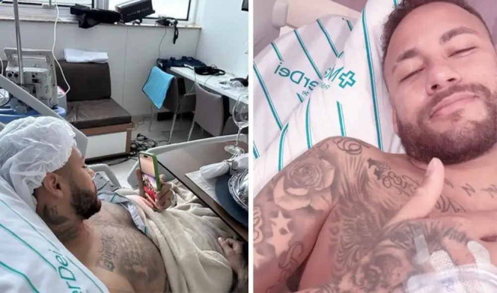 Neymar underwent surgery after an injury to the “crosses” and meniscus