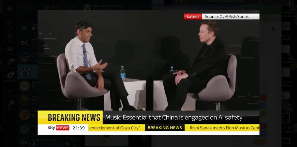 English Prime Minister Rishi Sunak asks Elon Musk