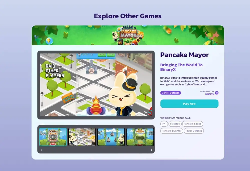 PancakeSwap launched its own gaming marketplace