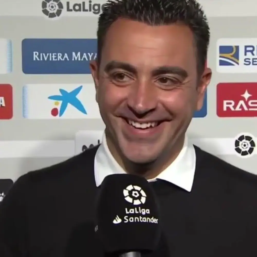 Xavi after the victory over Real Sociedad: