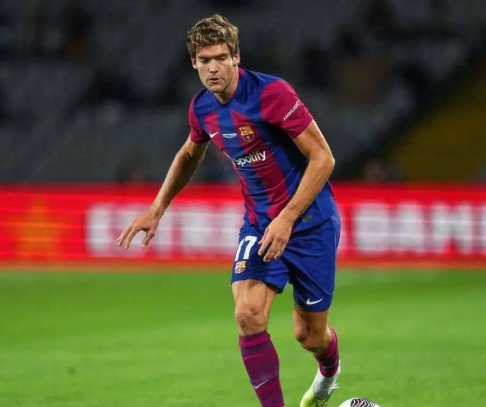 MD: Marcos Alonso is spending his final season at Barcelona.