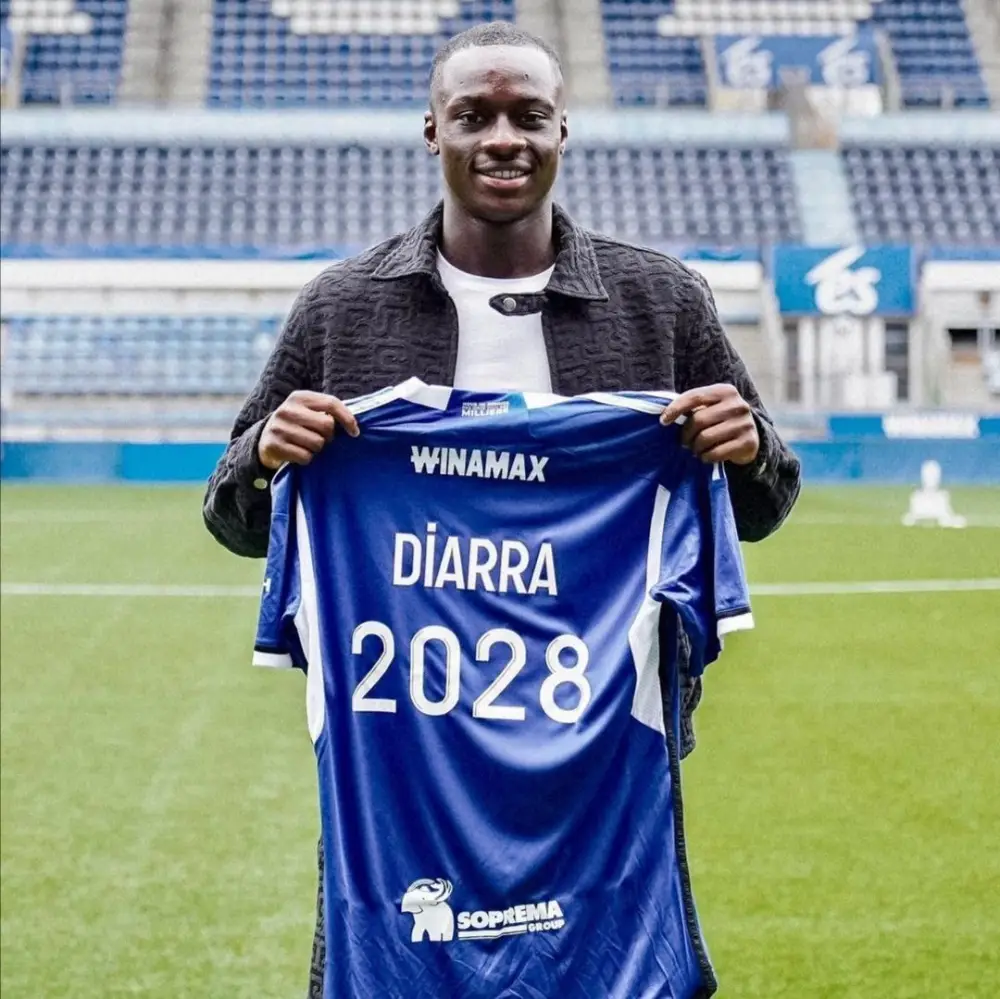 19-year-old Strasbourg midfielder Abib Diarra.