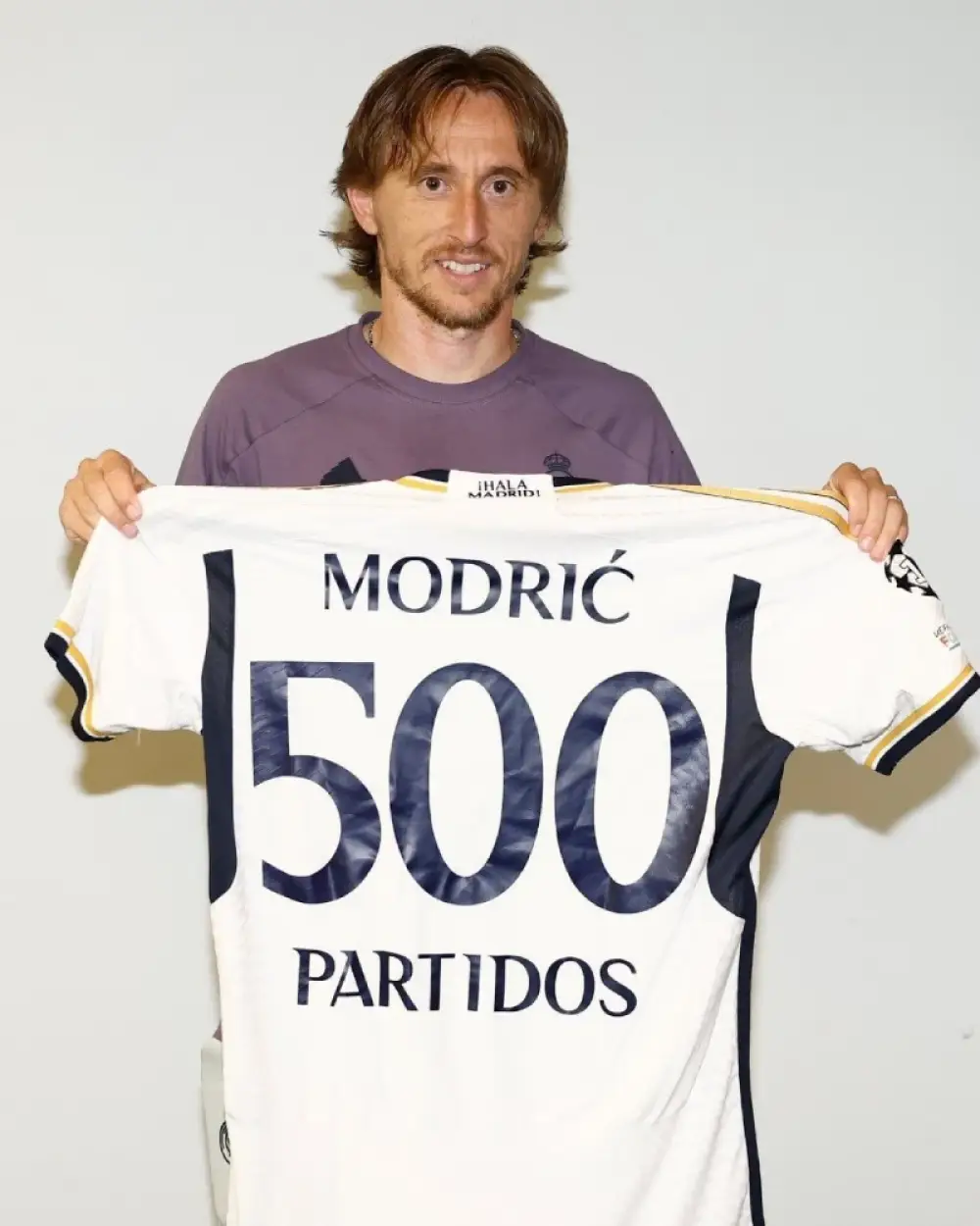 Yesterday Luka Modric played his 500th match for Real Madrid: