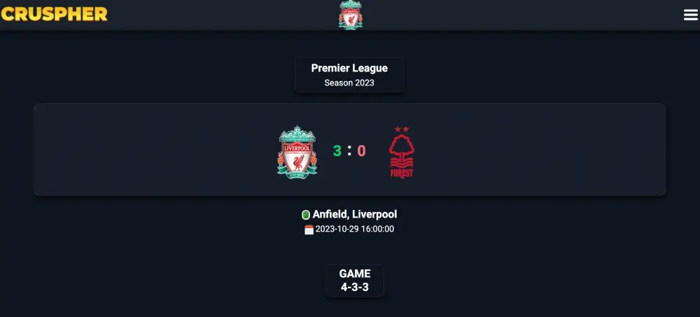 Liverpool are good in both the CL and the Premier League